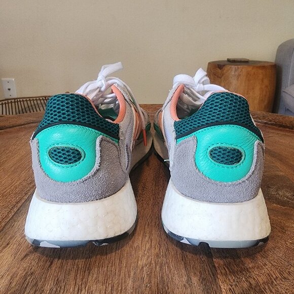 Adidas Tresc Run J Sneakers Shoes White Bliss Coral EF7650 Men's 6 / Women’s 7.5 - Picture 5 of 12